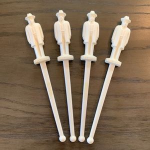 Jack Daniel Cocktail Stirrers, set of 4